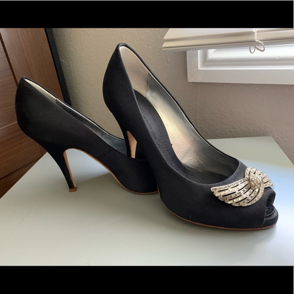 - Giuseppe Zanotti satin open toe pump - Picture 6 of 6